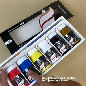 Flap Shoes Care - Repaint Leather Shoe Paint Cat Sepatu Kulit & Sintetis Hitam Permanen Anti Luntur