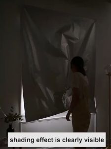 ผ้าม่าน ผ้าม่านกันแสง ❤️ม่าน ผ้าม่านกันแดด ม่านเวลโคร ผ้าม่านหน้าต่างทึบแสง กันยูวี 100% ติดตั้งง่ายหมัดฟรี พร้อมส่ง