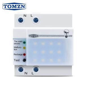 TOMZN DIN Rail Socket 230VAC LED Rechargeable Emergency Light Home Mobile Emergency Light Maintenance