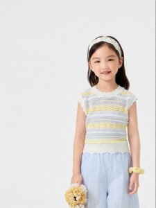 Purcotton | Girls Cotton Short Sleeve Tshirt Tank Top
