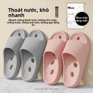 MONLEYTA | Dép đi trong nhà phòng tắm chống trượt cho nam và nữ Dép đi trong nhà EVA mùa hè 2025 Dép đi trong nhà phong cách đơn giản cho cặp đôi