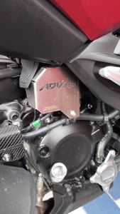 FAKIE ครอบคอยล์ไฟ ครอบสายดิส การ์ดปั้มน้ำ HONDA ADV350 ยี่ห้อ HANDSOME PERFORMANCE สแตนเลส 304 แข็งแรง ไม่เป็นสนิม สีสวยทน ไม่ซีดง่าย