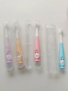 Sweetybayibayi Rabbit Toothbrush Kids Cartoon Training Toothbrush Oral Care Berus Gigi Kanak With Box 2-12 Years Old