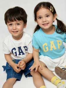 Gap | Cotton Logo Print Round Neck Short Sleeve T-shirt