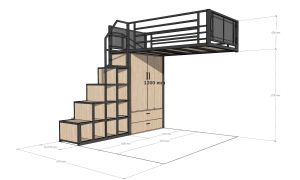 Loft bed customize singapore