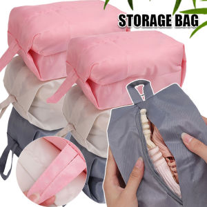 Mỹ phẩm du lịch di động Túi lưu trữ sức chứa lớn có thể gập lại dây kéo túi đựng đồ vệ sinh cá nhân vớ không thấm nước đồ lót túi lưu trữ