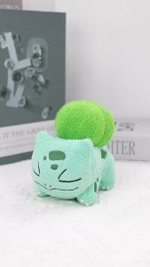 Takara Tomy | Bulbasaur Pokemon Plush Toy Frog Pendant Keychain Kawaii Fluffy Peluches Doll Anime Collectible Great Souvenir Birthday Gift