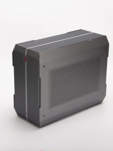 Galaxy W5 Mini ITX Aluminum Gaming Computer Case Water Cooling Three Slot Thick Graphics Card HTPC ชั้นวางเครื่องคอมพิวเตอร์เกมขนาดเล็ก