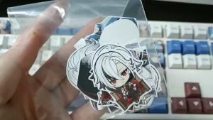 Genshin Impact - Set 10/15 Sticker Arlecchino/Peruere - The Knave - Daddy/Father game Genshin Impact dán trang trí chống nước chống xước