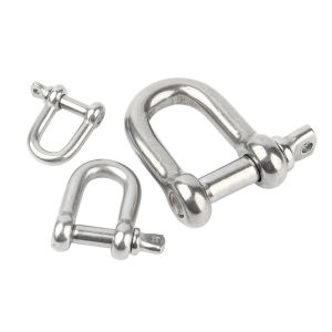 B.F. D-Type/U-Shaped Shackle Buckle D Ring Lock Bow Shackle Wire Rope Fastener Hardware Accessorie M4 M6 M8