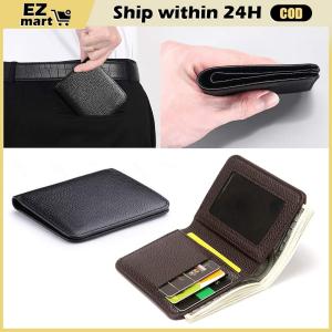 Simple Ultra-thin Multi-function Small Wallet Soft PU Leather Mini Coin Wallet Card Holder