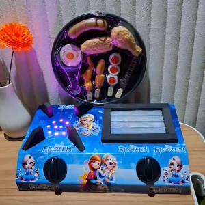 MAINAN KOMPOR ANAK BISA NYALA / MAINAN KOMPOR LED KARAKTER FROZEN / MAINAN MASAK MASAKAN VIRAL