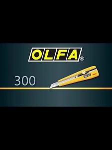 Japan OLFA High Strength Cutting Reinforced Blade Knob Type 300 Small Size Art Cutter Working Household