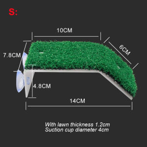 Turtle Basking Platform Resting Simulation Habitat Lawn Ramp Tortoise Dock Floating Island Reptile Terrarium Aquarium Accessory