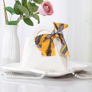 5PCS Distribute Leather Pink Gift Bags Wedding Favour Bag for Guest Mini Handbag with Ribbon Candy Packaging Box Party Decor NEW