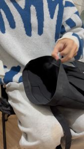 Canvas Plain Multi Compartment Tote Bag for Men and Women Loop Art School