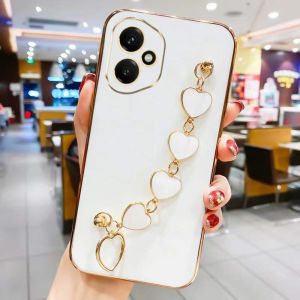 เคสโทรศัพท์ Honor400 Honor 400 Pro Honor400Pro 5G เคสใหม่ออกแบบร้อนด้วยไฟฟ้าปกป้องเลนส์ด้วยกำไลข้อมือแห่งความรัก