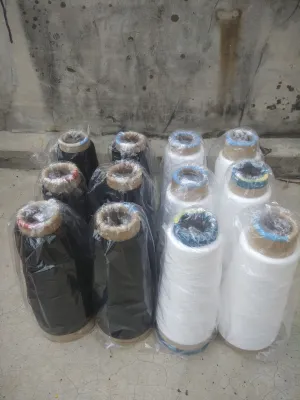 benang obras hitam putih 6 pcs