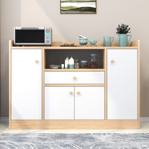 Nordic Wood Cabinet table Kitchen cabinet furniture  Storage Cabinet with Door Dust-proof and space-saving