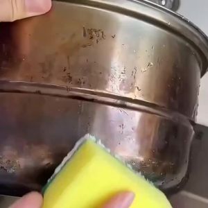 Kitchen Pot Cleaner Paste – Removes Burnt Grease & Stains from Stainless Steel Pans Restores Shine Like New