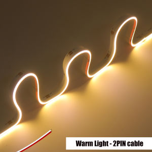 New Side Emitting COB LED Strip DC 24V 480leds/m IP20 Warm White/Natural White/Cool White High Brightness Linear Light