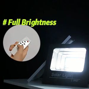 Đèn Led Pha Năng Lượng Mặt Trời 1000W trang trí chiếu sáng sân vườn chống nước