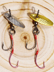 Bộ Ốc Vít Lặn Mò Mẫm Sáng Bóng Đôi Lưỡi Câu Xoay Bộ Lưỡi Câu Dắt Mồi Côn Trùng Nhỏ Bộ Câu Cá Lặn Mò Mẫm Trên Sông