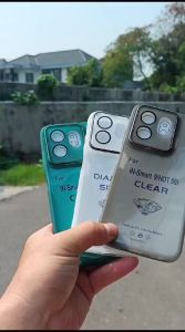 IDEA CASE - INFINIX HOT 50I / SMART 9 SOFT CASE SQUARE PLATING RING CAMERA COVER CASING HANDPHONE