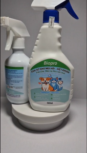 Chai xịt khử mùi hôi Diệt khuẩn trên Chó Mèo và Khu vực nuôi Biopro Hương biển dịu nhẹ Khử mùi diệt khuẩn nhanh chóng