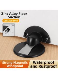 304 Stainless Steel Zinc Alloy Magnetic Floor Door Stop