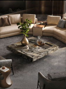FPS FANPOSEN | Natural Marble Luxury Living Room Coffee Table