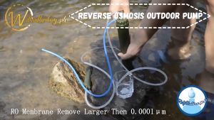 New 2024 Portable Outdoor RO Reverse Osmosis Water Filter straw for Camping Disaster relief survival kit rain deep well emergency drinking purification gift donation original high quality