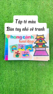 Sách Tô Màu Bàn Tay Nhỏ Vẽ Tranh - 44 trang nhiều hình cho bé thoả sức tô - Tân Việt