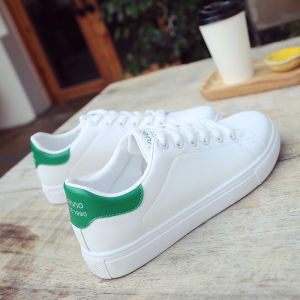 Luzi Belle 2024 Spring New Genuine Leather White Sneakers Womens Shoes Korean Style Versatile Flat Bottom Sports Casual Board Shoes