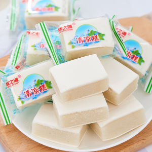 Mint Flavored Traditional Handmade Snack Cool Cake Classic Chinese Pastry Light Refreshing Food Leisure Time Treat Hunan Speciality