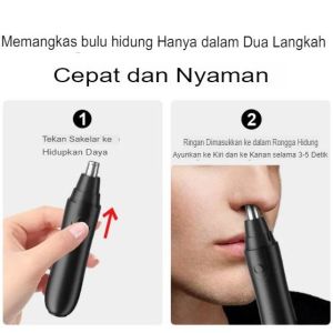 Terlaris  Pencukur Bulu Hidung Shaver Hidung Nose Hair Trimmer Premium