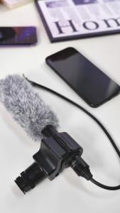 HOCO L20 Vlog Mini Lavalier Design Wireless Mini Digital Microphone iP/Type-C interface Portable Microphone Wireless 2.4G Transmission For Phone Video Recording Live Teaching
