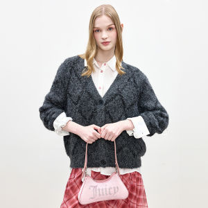 Juicy Couture | Wool Texture Knitted Cardigan