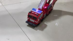 CWVS FIRE TRUCK TOY MOVING LIGHT AND SOUND BATTERY OPERATED TOY CAR FOR KIDS