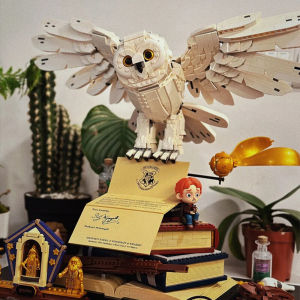 High Difficulty Harry Potter Series Hedwig Owl Building Blocks Assembly Toy for Boys And Girls New Year Gift