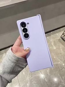 Fashion Luxury Skin Feel Frosted Matte Phone Case For Samsung Galaxy Z Fold 8 Ultra 7 6 5 4 Candy Color Shockproof Protect Cover