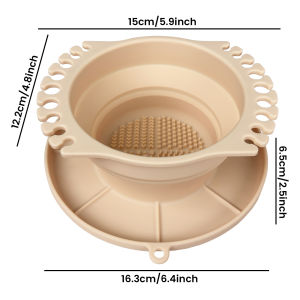 Paint Brush Washer Paint Brush Clean Rinse Cup Basin Brush Cleaning Washer Tank Organizers Brush Holder Palette For Artist Kids