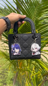 Genshin Impact acrylic heart bagcharm