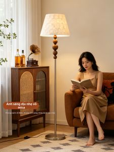 DGY | Vintage Ambience Decoration Shell Eye-Protecting Floor Lamp