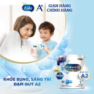 Sữa Bột Meadjohnson enfamil A" Neuro pro số 1 350g với a2 protein dễ tiêu hóa và hấp thu 360 MFGM pro hệ chất sơ PDX &GOS chobes từ 0-6 tháng tuổi- Huệ Lan Mart
