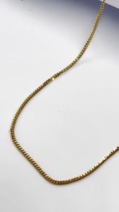 MJ Jewellery 916/22K Gold Thick Solid Machine Curb Chain Necklace R002