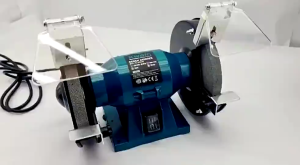 750W Benchtop Grinding Machine 8-inch Multi-functional Tabletop Grinding Machine Polishing Machine Electric Grinder