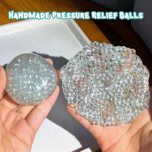 Handmade Pressure Relief Balls Stress Relief Balls for Hands Crunchy Stress Ball Adult Squeeze Ball Toy for Women Men