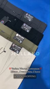 Celana Kerja Kantor Formal Panjang Pria Bahan Dean Series Slimfit Hitam Cream Abu Choco Coklat 27-38