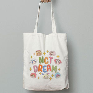 Totebag Nct Dream Tulisan Fanart Lucu Kpop Korea String Bag Kanvas Wanita Aesthetic